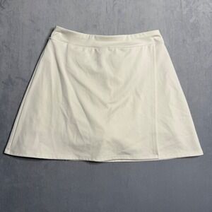 Reformation Skort Womens M White Nina Ecomove Active Skirt‎ Side Slit Golf